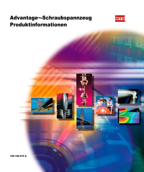 Advantage™-Schraubspannzeug Produktinformationen - MTS