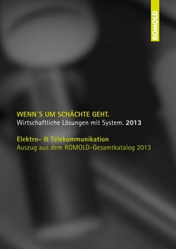 Katalog Elektro- & Telekommunikation 2013 - Romold