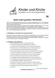 Spiele selbst gestalten: Würfelspiel - SELK