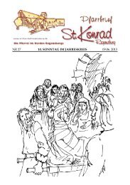 Ausgabe Nr. 27 vom 09.06.2013 - Pfarrei Sankt Konrad Regensburg