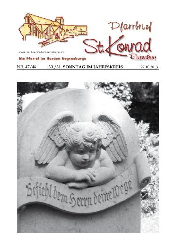 Ausgabe Nr. 47/48 vom 27.10.2013 - Pfarrei Sankt Konrad ...