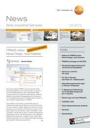 Newsletter Calibration Management 03/2012 - Testo Industrial ...