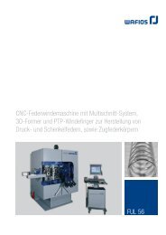 CNC-Federwindemaschine mit Multischnitt-System, 3D-Former und ...