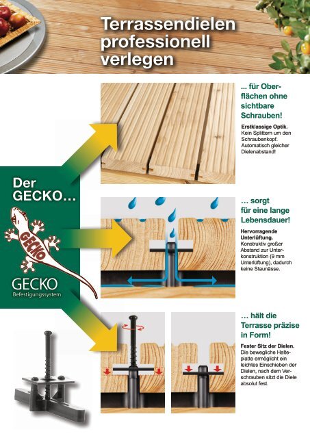 Terrassendielen professionell verlegen - Ehrenreich Holz