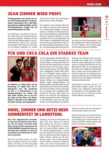 FCK - FC ENERGIE COTTBUS - 1. FC Kaiserslautern