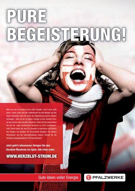 FCK - FC ENERGIE COTTBUS - 1. FC Kaiserslautern