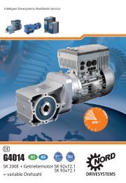 SK 200E + Getriebemotor SK 92x72.1 SK 93x72.1 = variable Drehzahl