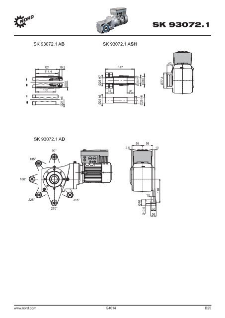 SK 200E + Getriebemotor SK 92x72.1 SK 93x72.1 = variable Drehzahl