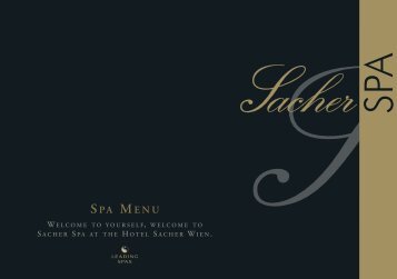 Sacher Spa Menu 2013_Druck