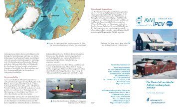 Die Deutsch-Französische Arktis-Forschungsbasis AWIPEV