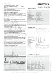 Inkremental-Drehgeber RI 30 - Hengstler GmbH