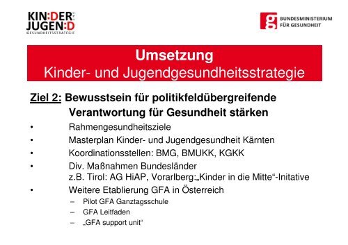 Kinder- und Jugendgesundheitsstrategie