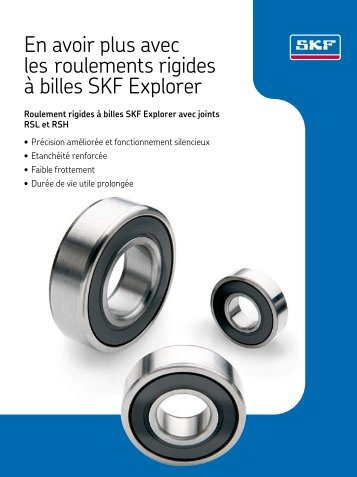 Roulement rigides à billes - SKF.com