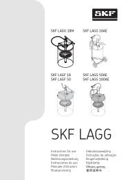Instruções de uso da série LAGG - SKF.com