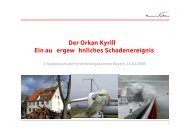 Der Orkan Kyrill - Versicherungskammer Bayern