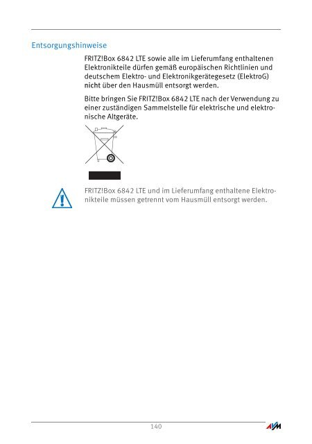 FRITZ!Box 6842 LTE - AVM