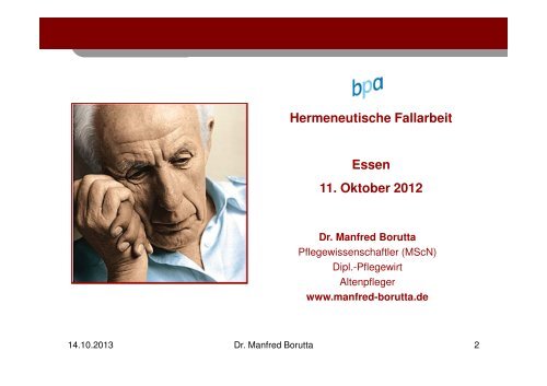 Hermeneutische Fallarbeit