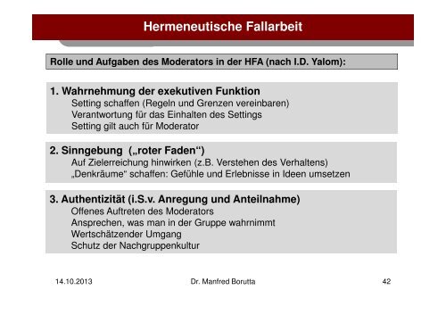 Hermeneutische Fallarbeit