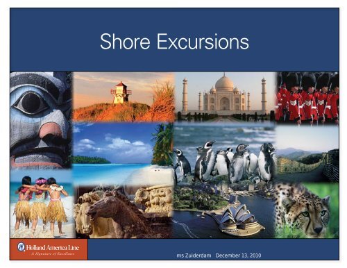 Shore Excursions - Insight Cruises