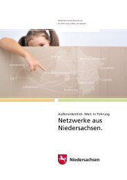 Netzwerke aus Niedersachsen. - Innovatives Niedersachsen