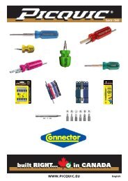 picquic catalog english - Connector BV