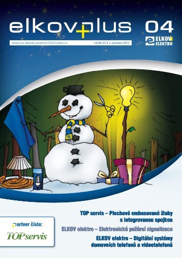 Firemní časopis ELKOVPLUS 4/2013
