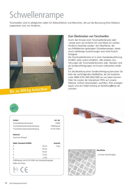 Rampen Katalog (PDF) - Etac