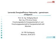 Vortrag FfE-Fachtagung 2013 - Forschungsstelle für Energiewirtschaft