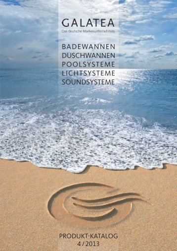 badewannen duschwannen poolsysteme lichtsysteme ... - Galatea