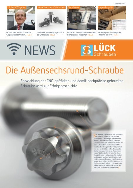 Die Außensechsrund-Schraube - Lück Schrauben GmbH