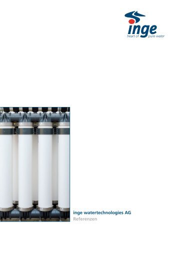 inge watertechnologies AG Referenzen - Inge AG