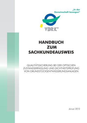 HANDBUCH ZUM SACHKUNDEAUSWEIS - VDRK