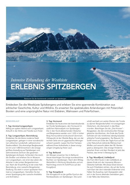 spitzbergen und grönland zum spezialpreis - Zeitraeume-Reisen