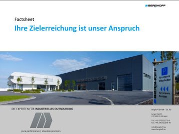 Ihre Zielerreichung ist unser Anspruch - Berghoff GmbH Maschinen ...