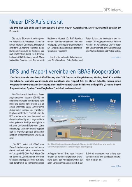 Ausgabe 01/2013 - DFS Deutsche Flugsicherung GmbH