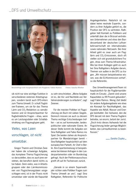 Ausgabe 01/2013 - DFS Deutsche Flugsicherung GmbH