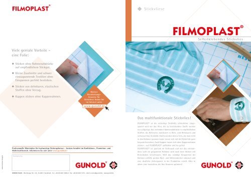 FILMOPLAST® - Gunold GmbH