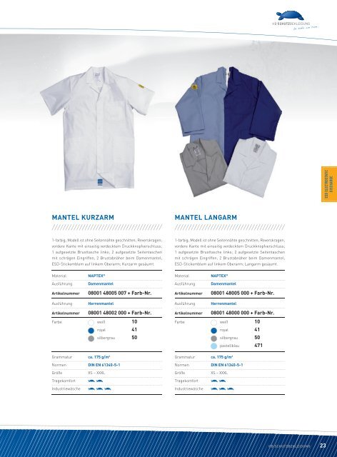 ESD ELECTROSTATIC DISCHARGE - HB-Schutzbekleidung