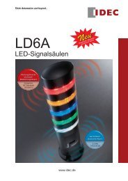 LD6A- Baureihe - LED-Signalsäulen - Idec Elektrotechnik GmbH
