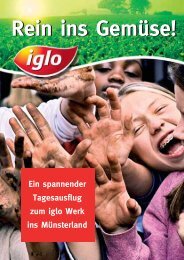 Rein ins Gemüse! - Iglo