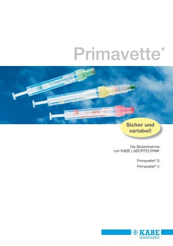 Primavette® - Kabe Labortechnik