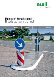 Mobiplan® Verkehrsinsel – Einbaufertig, massiv und ... - Mall GmbH