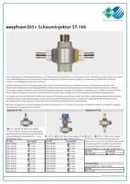 easyfoam365+ Schauminjektor ST-166 - R+M de Wit GmbH