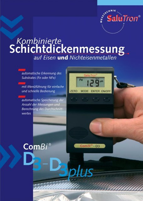 ComBi - D3 (plus) - SaluTron® Messtechnik GmbH