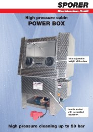 Broshure Power Box - Sporer Maschinenbau GmbH