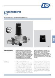 Druckminderer 315 - Syr