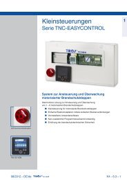 Kleinsteuerungen Serie TNC-EASYCONTROL - Trox