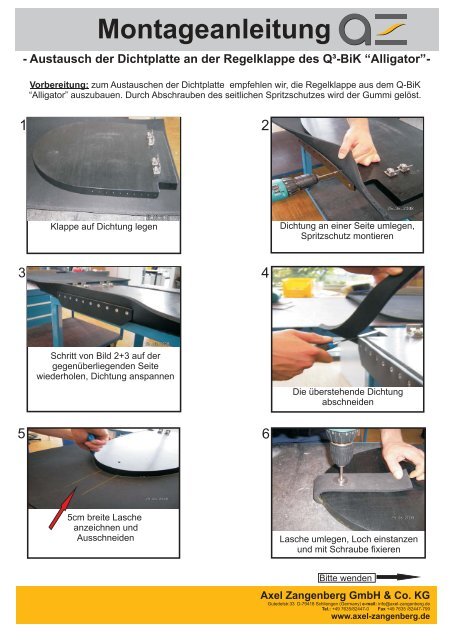 Montageanleitung Dichtgummi.cdr - Axel Zangenberg