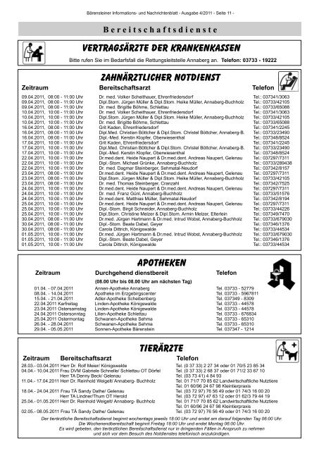 Wir wünschen allen Lesern ein frohes Osterfest. - Bärenstein im ...