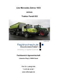 Lkw Mercedes Zetros 1833 versus Traktor Fendt 933 - Harald Bruhns